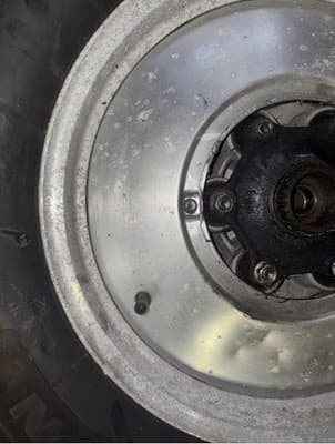 1986 86 HONDA VF700C VF 700C 700 MAGNA REAR RIM - Thumbnail 3