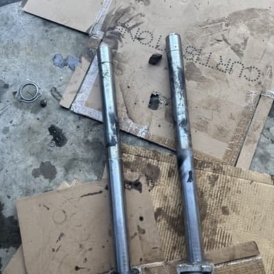 1983-1986 Honda VF1100S Magna V65 Front Forks Suspension Set STRAIGHT - Thumbnail 2