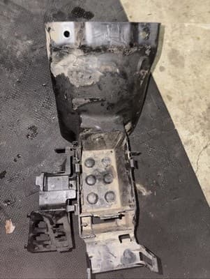 Battery box under seat Super Magna 87 VF700C, 88 vf 700 c Honda #A29 - Thumbnail 2