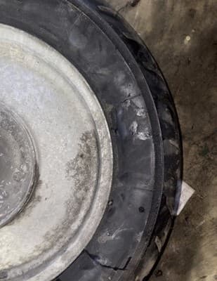 1986 86 HONDA VF700C VF 700C 700 MAGNA REAR RIM - Thumbnail 20