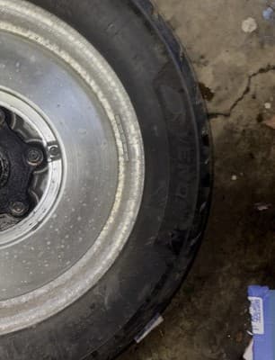 1986 86 HONDA VF700C VF 700C 700 MAGNA REAR RIM - Thumbnail 17