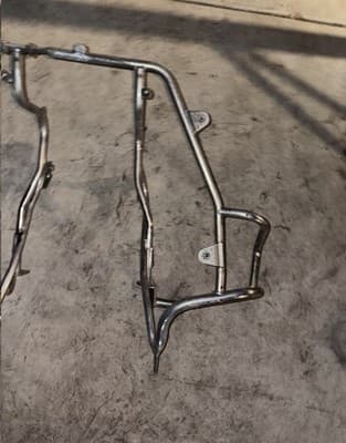 1987 Yamaha Venture XVZ1300 XVZ 1300 Side Saddle Bag Mount Guard Support Crash - Thumbnail 7