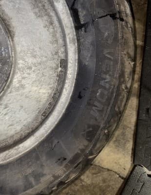 1986 86 HONDA VF700C VF 700C 700 MAGNA REAR RIM - Thumbnail 2