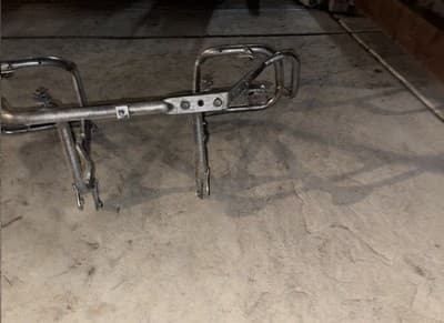 1987 Yamaha Venture XVZ1300 XVZ 1300 Side Saddle Bag Mount Guard Support Crash - Thumbnail 6