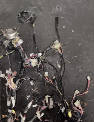 1987 Yamaha Venture XVZ1300 XVZ 1300 Electrical Wires Wiring Harness Loom Plug - Thumbnail 2