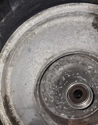 1986 86 HONDA VF700C VF 700C 700 MAGNA REAR RIM - Thumbnail 13