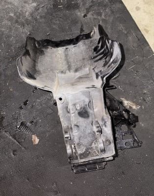Battery box under seat Super Magna 87 VF700C, 88 vf 700 c Honda #A29 - Thumbnail 3