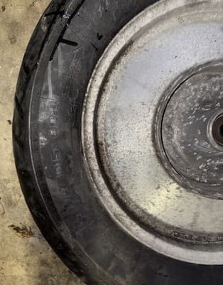 1986 86 HONDA VF700C VF 700C 700 MAGNA REAR RIM - Thumbnail 14