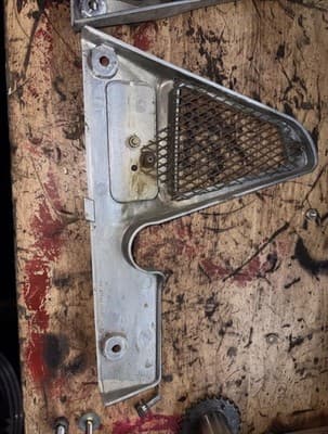 1987 Yamaha XVZ1300 Venture Royale Y371 left right radiator side covers - Thumbnail 2