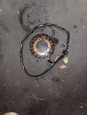 1987 Yamaha Venture XVZ1300 XVZ 1300 Engine Stator Coil Generator Motor Magneto - Thumbnail 2
