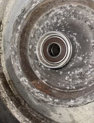 1986 86 HONDA VF700C VF 700C 700 MAGNA REAR RIM - Thumbnail 12