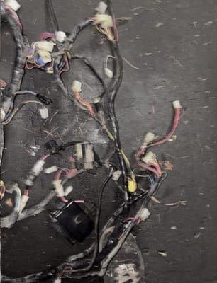 1987 Yamaha Venture XVZ1300 XVZ 1300 Electrical Wires Wiring Harness Loom Plug - Thumbnail 6