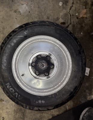 1986 86 HONDA VF700C VF 700C 700 MAGNA REAR RIM - Thumbnail 18