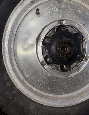 1986 86 HONDA VF700C VF 700C 700 MAGNA REAR RIM - Thumbnail 21