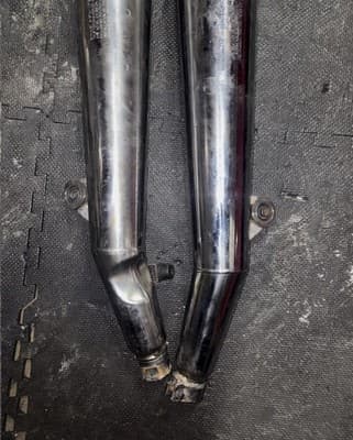 1987 Yamaha Venture XVZ1300 XVZ 1300 Exhaust Muffler System Pipes Silencer 1986 - Thumbnail 6