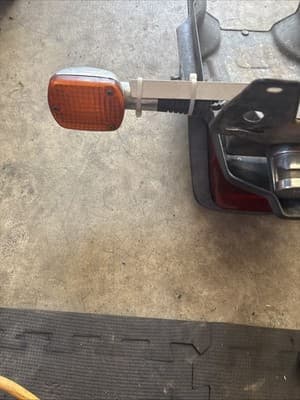 1983-86 Honda VF1100 V65 Magna Rear Fender Tail Light Plate Bracket VF1100C - Thumbnail 8