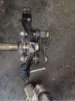 1987 Yamaha Venture XVZ1300 Front Triple Tree Top Bottom Set Fork Hold XVZ 1300 - Thumbnail 4