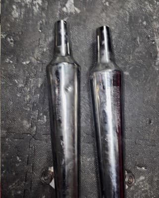 1987 Yamaha Venture XVZ1300 XVZ 1300 Exhaust Muffler System Pipes Silencer 1986 - Thumbnail 9