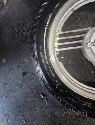 1987 Yamaha Venture XVZ 1300 XVZ1300 D Front Rim Wheel Tire 120/70-18 18 1986 - Thumbnail 9