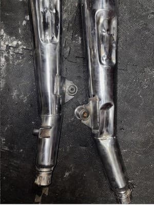 1987 Yamaha Venture XVZ1300 XVZ 1300 Exhaust Muffler System Pipes Silencer 1986 - Thumbnail 10