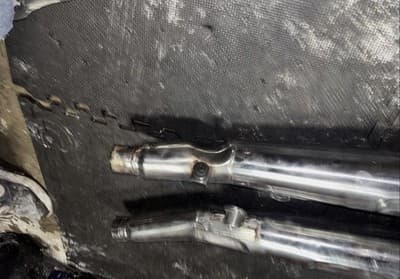 1987 Yamaha Venture XVZ1300 XVZ 1300 Exhaust Muffler System Pipes Silencer 1986 - Thumbnail 3