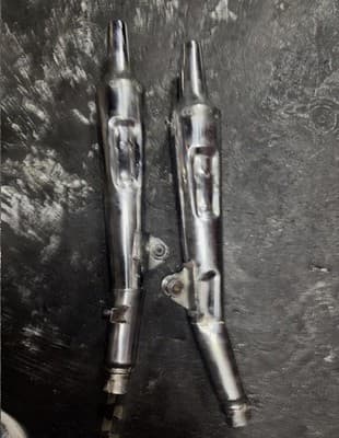 1987 Yamaha Venture XVZ1300 XVZ 1300 Exhaust Muffler System Pipes Silencer 1986 - Thumbnail 2