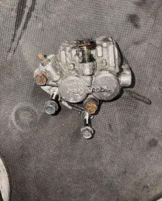1987 87 Honda Super Magna VF700C VF 700 C front brake caliper caliber Left - Thumbnail 7