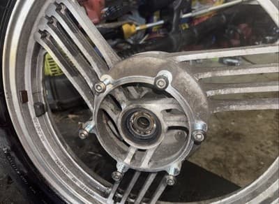 1987 Yamaha Venture XVZ 1300 XVZ1300 D Front Rim Wheel Tire 120/70-18 18 1986 - Thumbnail 6