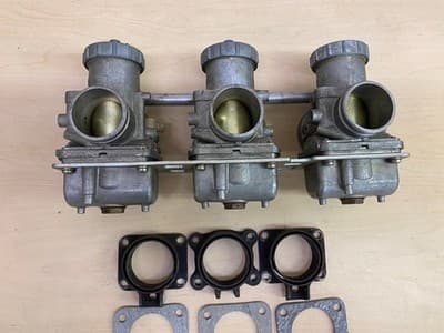 Vintage Kawasaki H2R 750 Extremely Rare Factory Race Tall Top Carburetors - Thumbnail 6