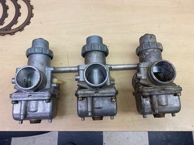 Vintage Kawasaki H2R 750 Extremely Rare Factory Race Tall Top Carburetors - Thumbnail 3