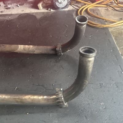 83 Honda VF1100 VF 1100 C V65 Magna Muffler Exhaust Header Pipe - Thumbnail 7