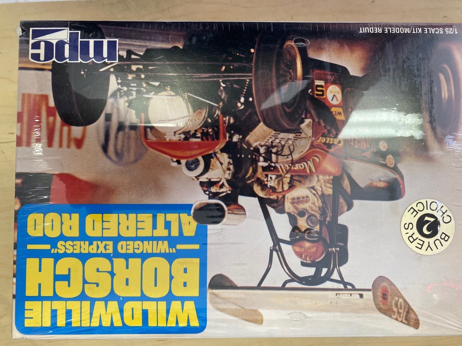 MPC Wild Willie Borsch Winged Express Altered Rod 1:25 Model Kit NEW SEALED 1996 - Thumbnail 2