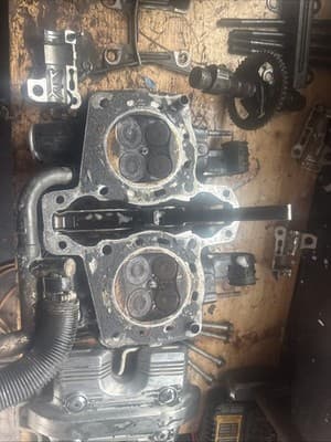 83-86 Honda VF1100S Sabre Magna V65 1100 Rear Cylinder Head Cams Valves - Thumbnail 23
