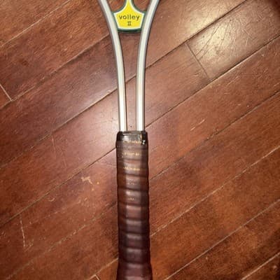 DUNLOP VOLLEY II ALUMINUM TENNIS RACQUET (4 3/8) Good Condition - Thumbnail 4