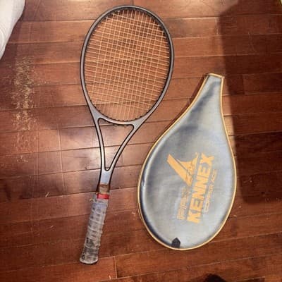 Vintage Pro Kennex Copper Ace Tennis Racquet With Original Cover Case Graphite - Thumbnail 8