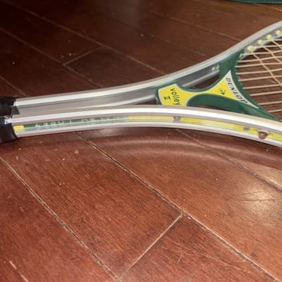 DUNLOP VOLLEY II ALUMINUM TENNIS RACQUET (4 3/8) Good Condition - Thumbnail 11