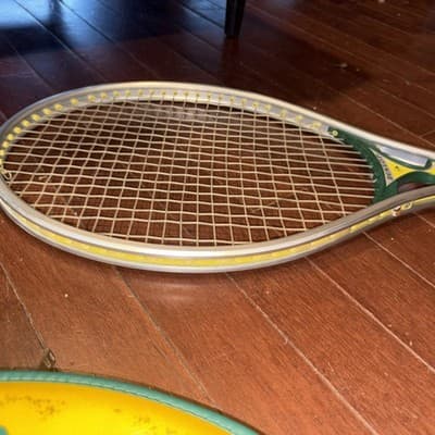 DUNLOP VOLLEY II ALUMINUM TENNIS RACQUET (4 3/8) Good Condition - Thumbnail 8