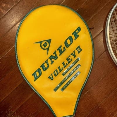DUNLOP VOLLEY II ALUMINUM TENNIS RACQUET (4 3/8) Good Condition - Thumbnail 5