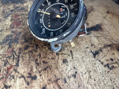 71-72 VW Beetle Bug Speedometer Gauge Cluster Vintage Aircooled 113 957 023 K - Thumbnail 4