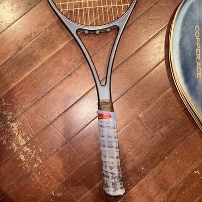Vintage Pro Kennex Copper Ace Tennis Racquet With Original Cover Case Graphite - Thumbnail 7