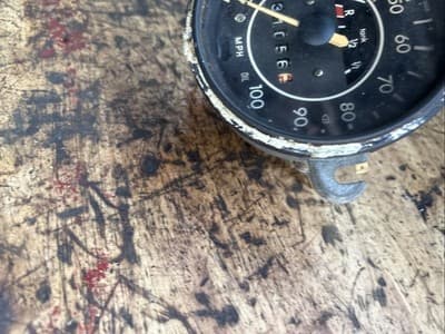 71-72 VW Beetle Bug Speedometer Gauge Cluster Vintage Aircooled 113 957 023 K - Thumbnail 5
