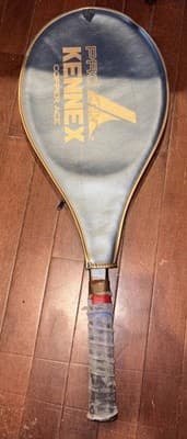 Vintage Pro Kennex Copper Ace Tennis Racquet With Original Cover Case Graphite - Thumbnail 9