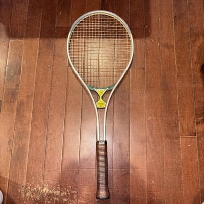 DUNLOP VOLLEY II ALUMINUM TENNIS RACQUET (4 3/8) Good Condition - Thumbnail 3