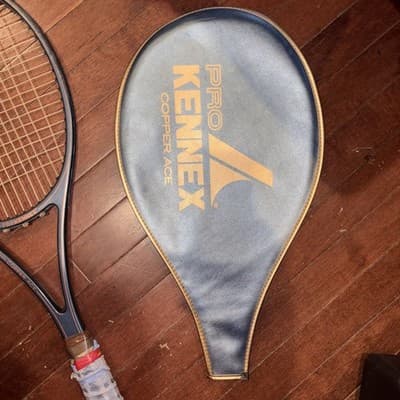 Vintage Pro Kennex Copper Ace Tennis Racquet With Original Cover Case Graphite - Thumbnail 2