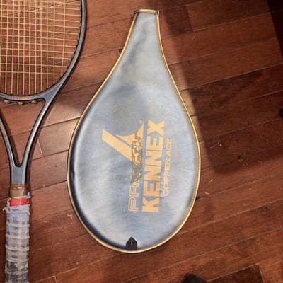 Vintage Pro Kennex Copper Ace Tennis Racquet With Original Cover Case Graphite - Thumbnail 6