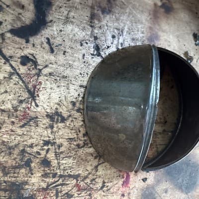 Vintage Volkswagen Beetle Side Mirror Head Housing Chrome Oval - Thumbnail 2