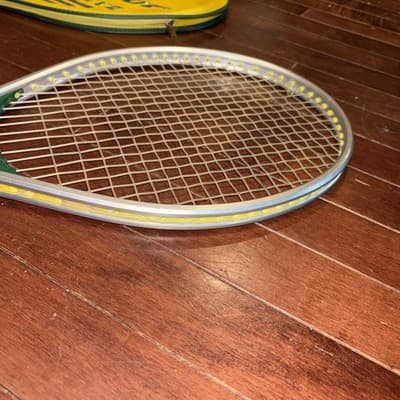 DUNLOP VOLLEY II ALUMINUM TENNIS RACQUET (4 3/8) Good Condition - Thumbnail 10