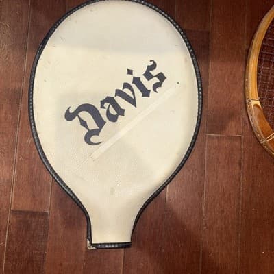 Vintage Davis HI-Point TAD Tennis Racket with cover - Thumbnail 7