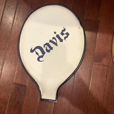 Vintage Davis HI-Point TAD Tennis Racket with cover - Thumbnail 8