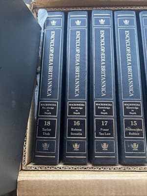 Britannica Macropaedia Knowledge in Depth Volume 10-19 Accounting Hardcover - Thumbnail 5